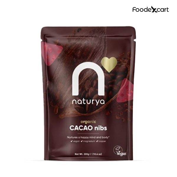 Naturya Organic Cacao Nibs – Pure Goodness, Naturally Energising - 125 gm - Foodexcart