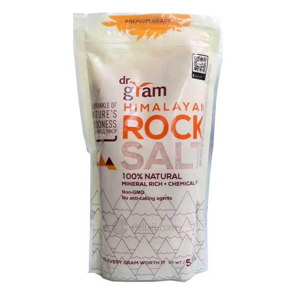 Dr. Gram 100% Natural Himalayan Rock Salt (500g) - Foodexcart