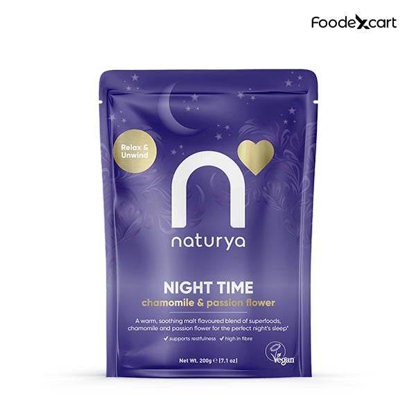 Naturya Night Time 200g - Relax & Unwind with a Soothing Superfood Blend - Foodexcart