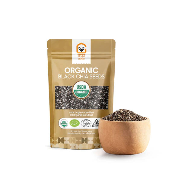 Ghorer Bazar Organic Black Chia Seeds