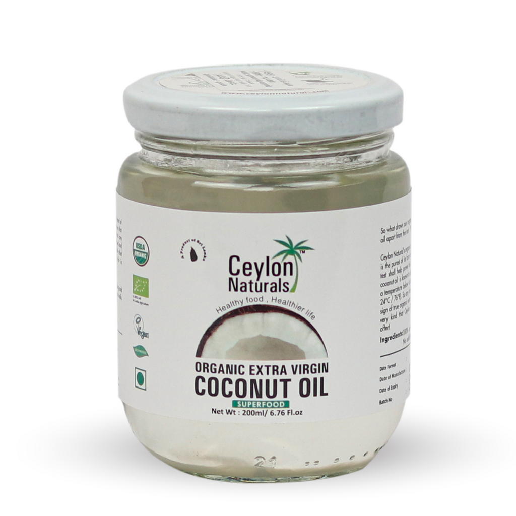 Ceylon Organic Coconut Oil - Extra Virgin 100% Pure & Natural
