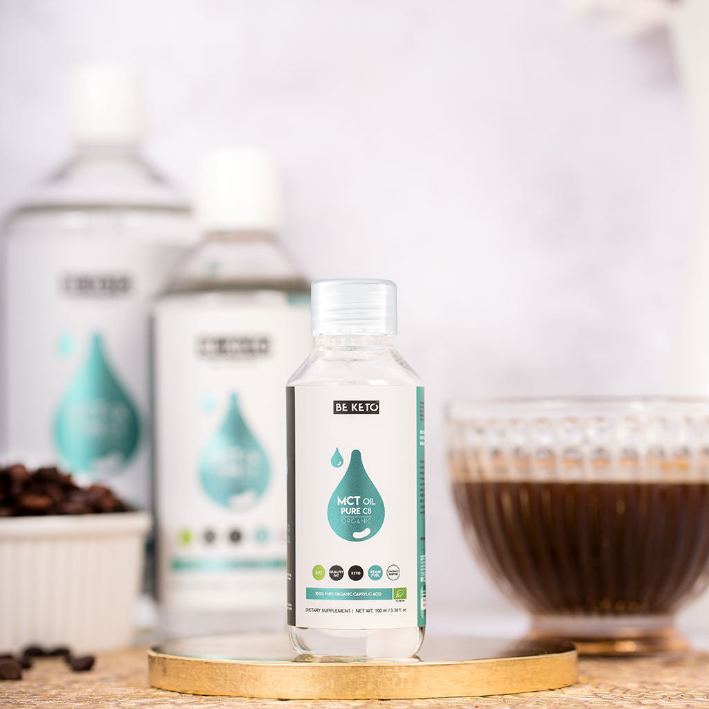 Certified Organic 100% C8 MCT Oil - For Rapid Energy Boost