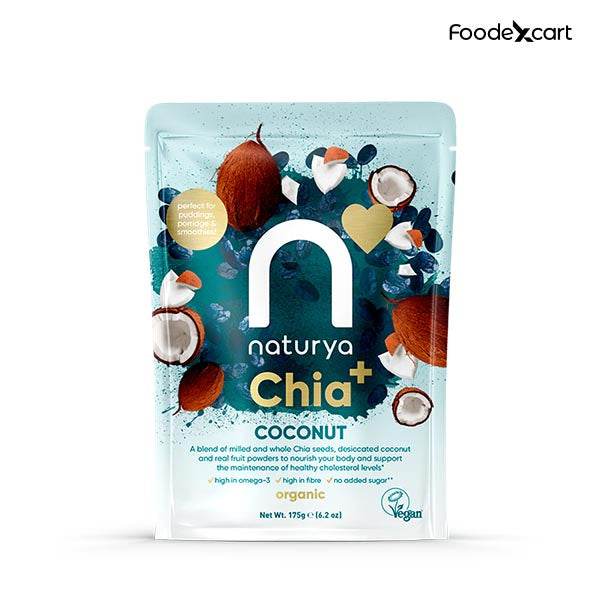 Naturya Chia+ Organic Pudding – Chocolate & Coconut Bliss - Foodexcart