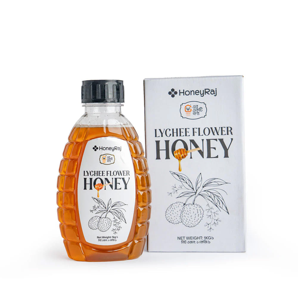 Ghorer Bazar লিচু ফুলের মধু/Lichu Flower Honey 1000g