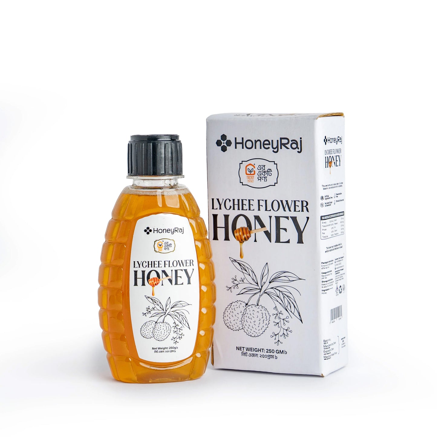 Ghorer Bazar লিচু ফুলের মধু/Lichu Flower Honey 250g