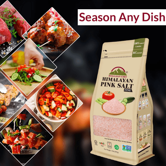 Himalayan Chef Pink Salt - 100% Natural, Gourmet Mineral-Rich Salt - Foodexcart