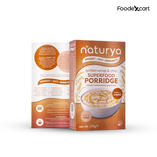 গোল্ডেন সিরাপ & চিয়া সুপারফুড পোরিজ (Naturya Golden Syrup & Chia Superfood Porridge)