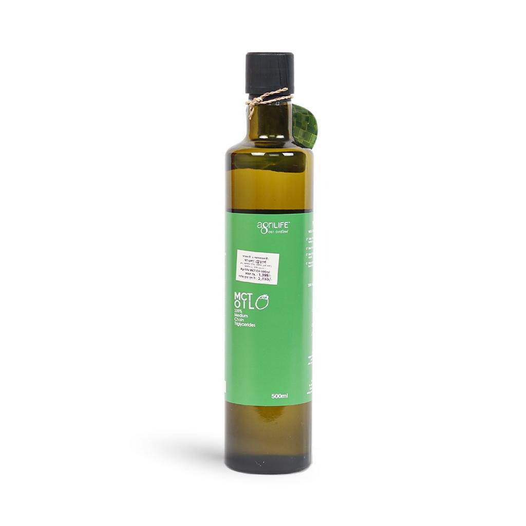 AgriLife MCT Oil - 100% Premium Medium-Chain Triglyceride Boost - 250 ml - Foodexcart